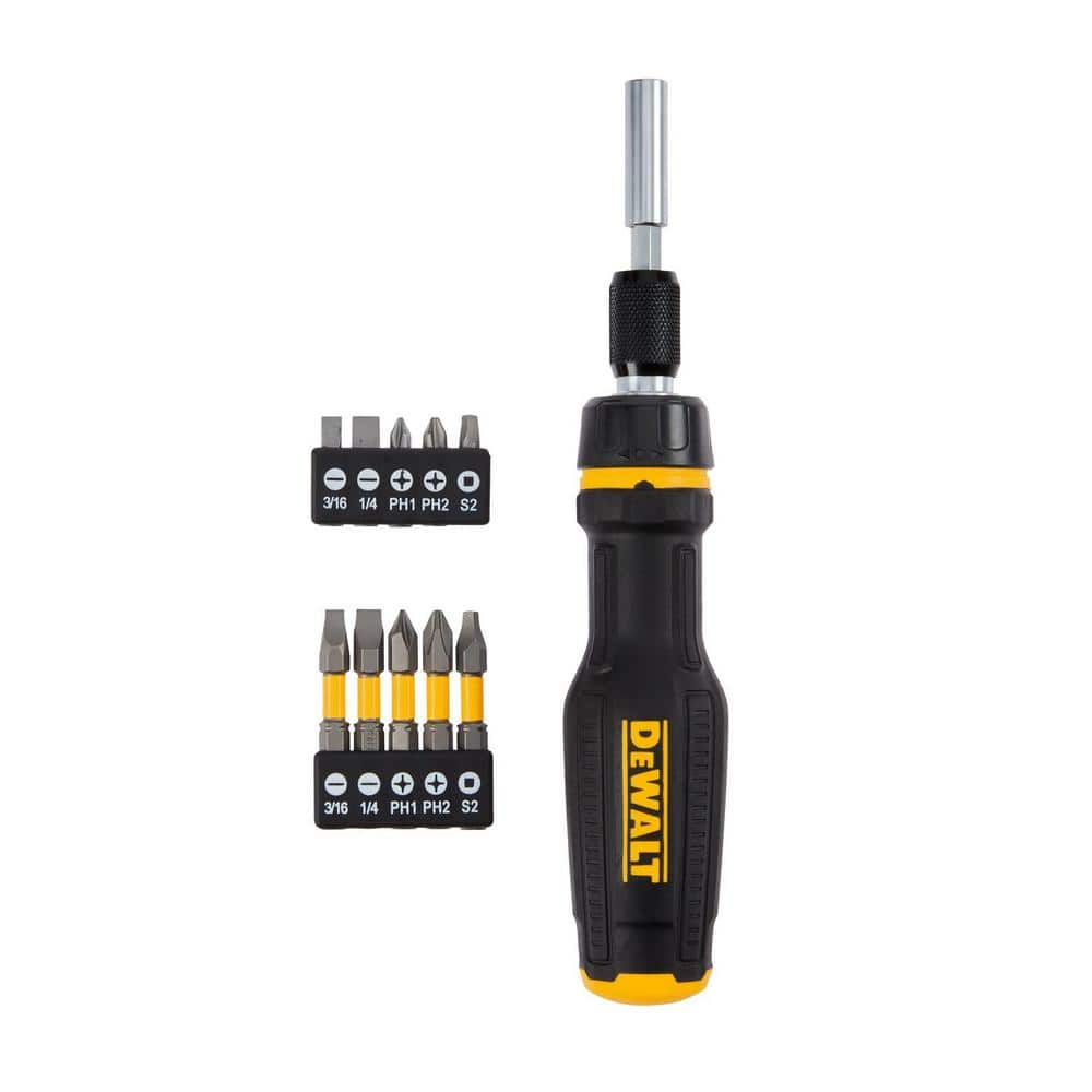 DEWALT Max Fit Telescoping Ratcheting Multi-Bit Combination Screwdriver Set (10-Piece) (2)