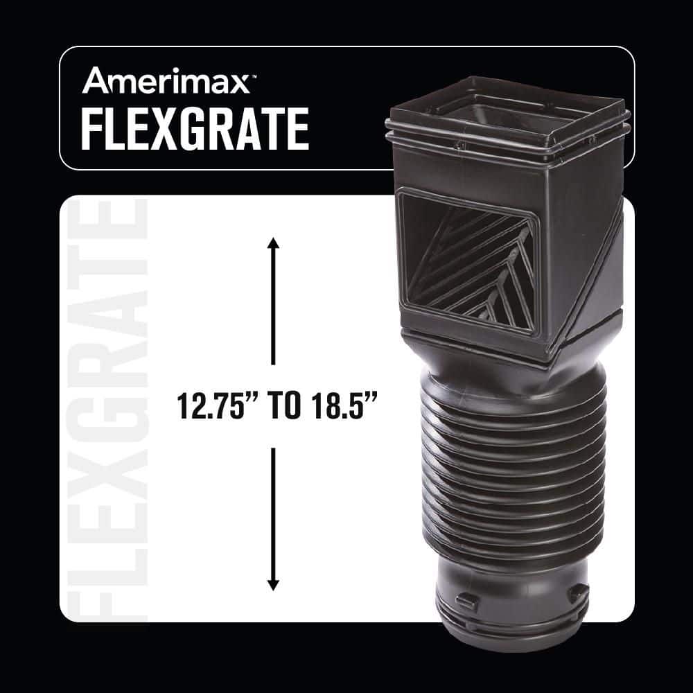 Amerimax Home Products Flex Grate Vinyl Downspout Filter (4)