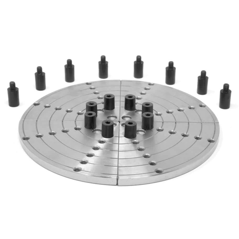 WEN 8 in. Flat Lathe Chuck Jaws for Bowl Turning (2)