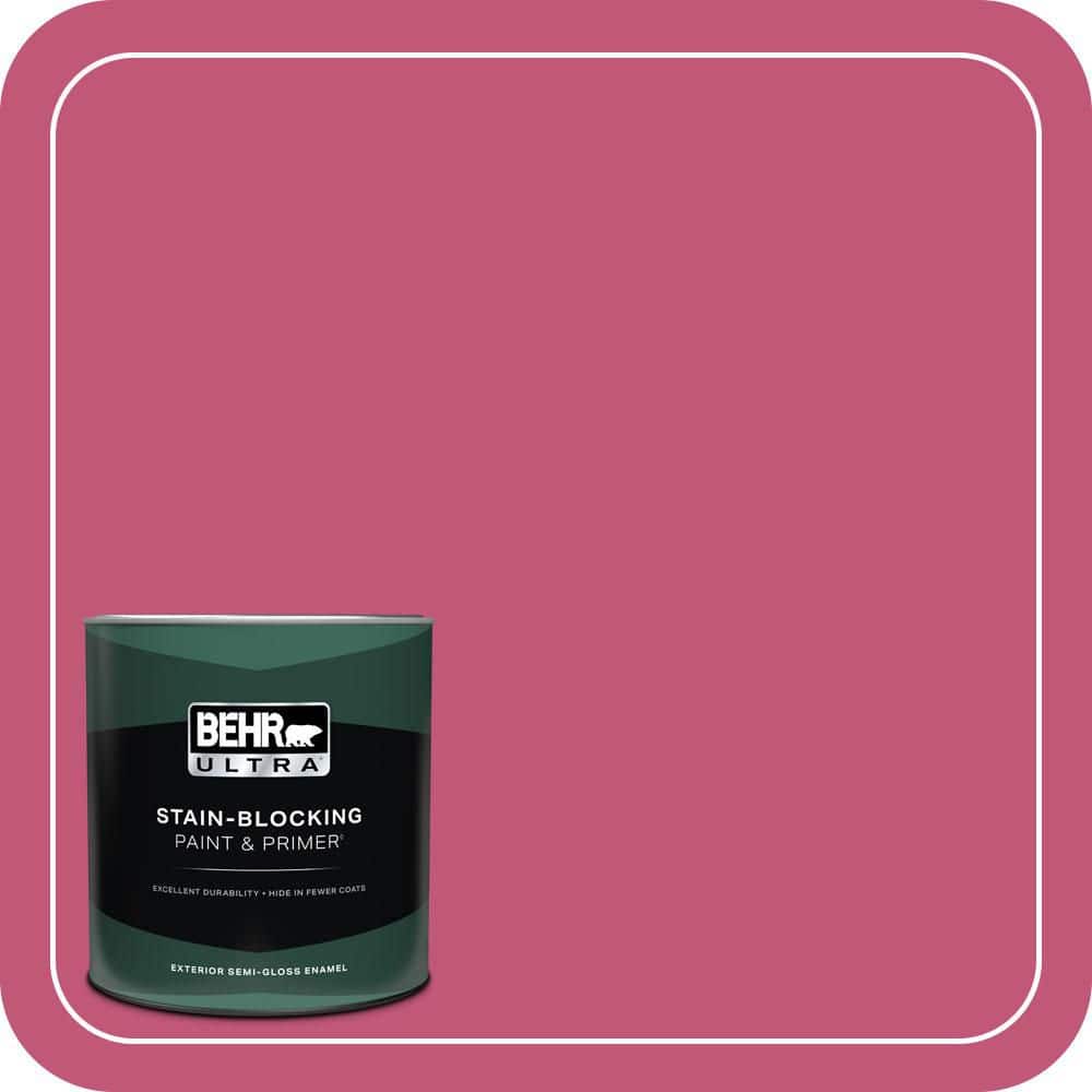 BEHR ULTRA 1 qt. #T16-02 Pagoda Semi-Gloss Enamel Exterior Paint & Primer
