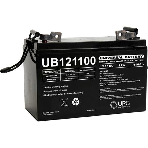 UPG 12-Volt 110 Ah FL1 Terminal Sealed Lead Acid (SLA) AGM Rechargeable Battery (2)