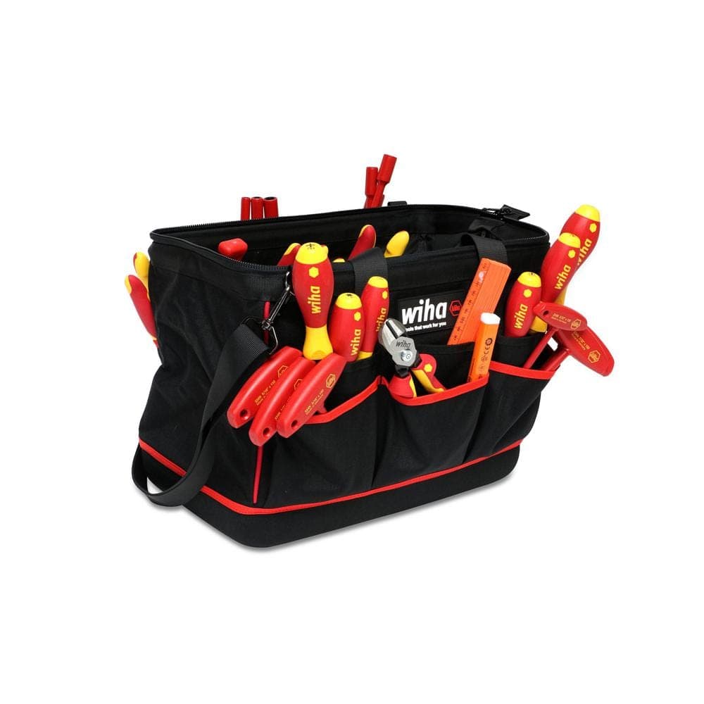 Wiha Master Electrician's 1000-Volt Insulated Tool Set In Canvas Tool Bag (50 Piece) (2)