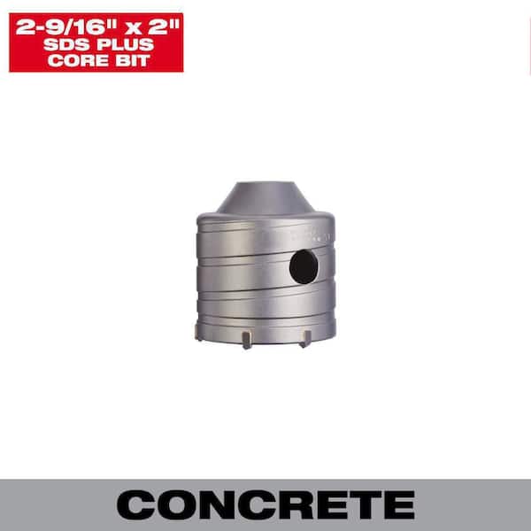 Milwaukee 2-9/16 in. Carbide SDS-PLUS Masonry Core Bit (2)