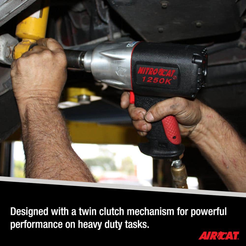 NITROCAT 1/2 in. Kevlar Twin Clutch Impact Wrench (3)
