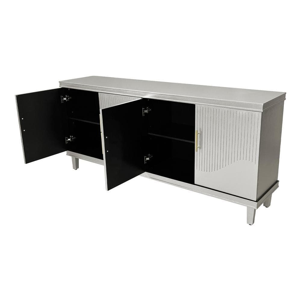 COWLOWN 70.07 in. W x 15.75 in. D x 32.28 in. H Bathroom White Linen Cabinet (1)