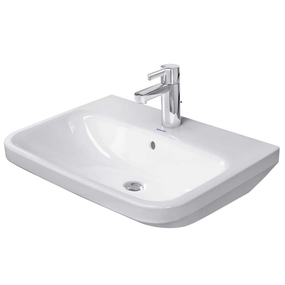 Duravit DuraStyle 23.63 in. Rectangular Bathroom Sink in White (1)