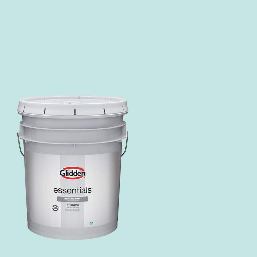 Glidden Essentials 5 gal. PPG1231-2 Swan Lake Eggshell Interior Paint