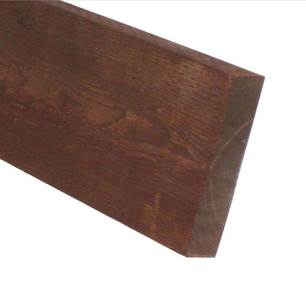 Unbranded 2 in. x 12 in. x 12 ft. #2 and Better S4S Pressure-Treated Hem-Fir Brown Tone Stained Ground Contact Lumber (3)