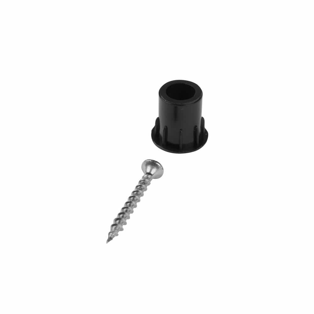 Deckorators Black Round Classic Horizontal Plastic Baluster Connector (20-Pack) (3)