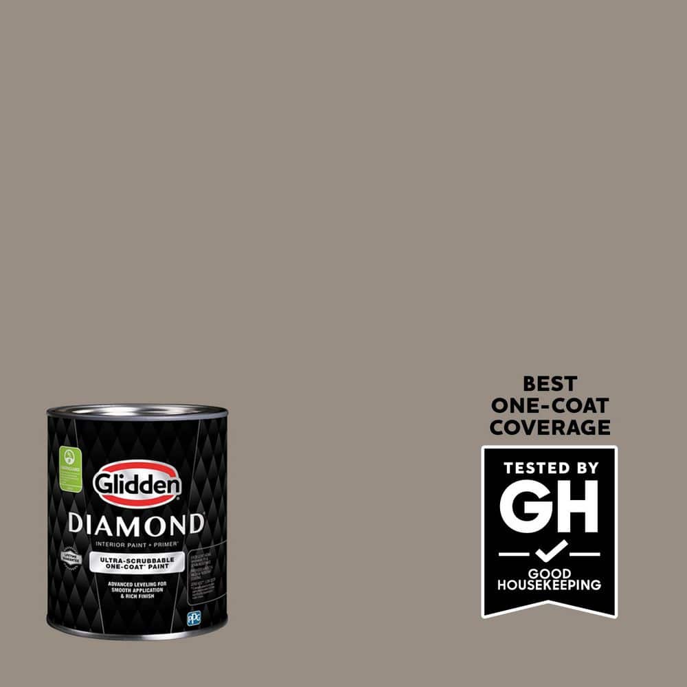 Glidden Diamond 1 qt. PPG1022-5 Eiffel Tower Eggshell Interior Paint with Primer
