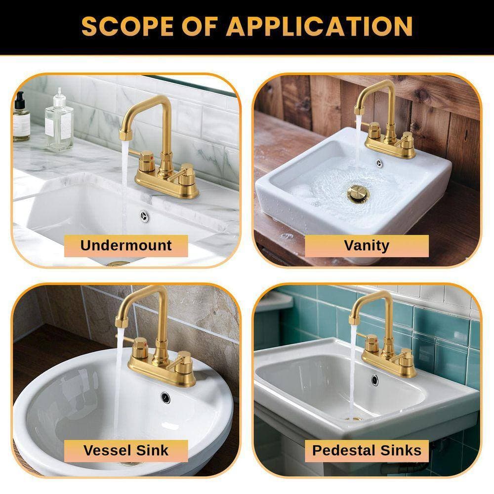 VEVETTA (2 Pack) ABS Pop-Up Drain Assembly with Overflow for Bathroom Sink (4)