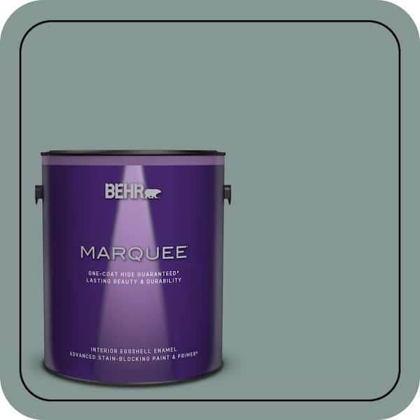 BEHR MARQUEE 1 gal. #T18-15 In The Moment Eggshell Enamel Interior Paint & Primer (2)