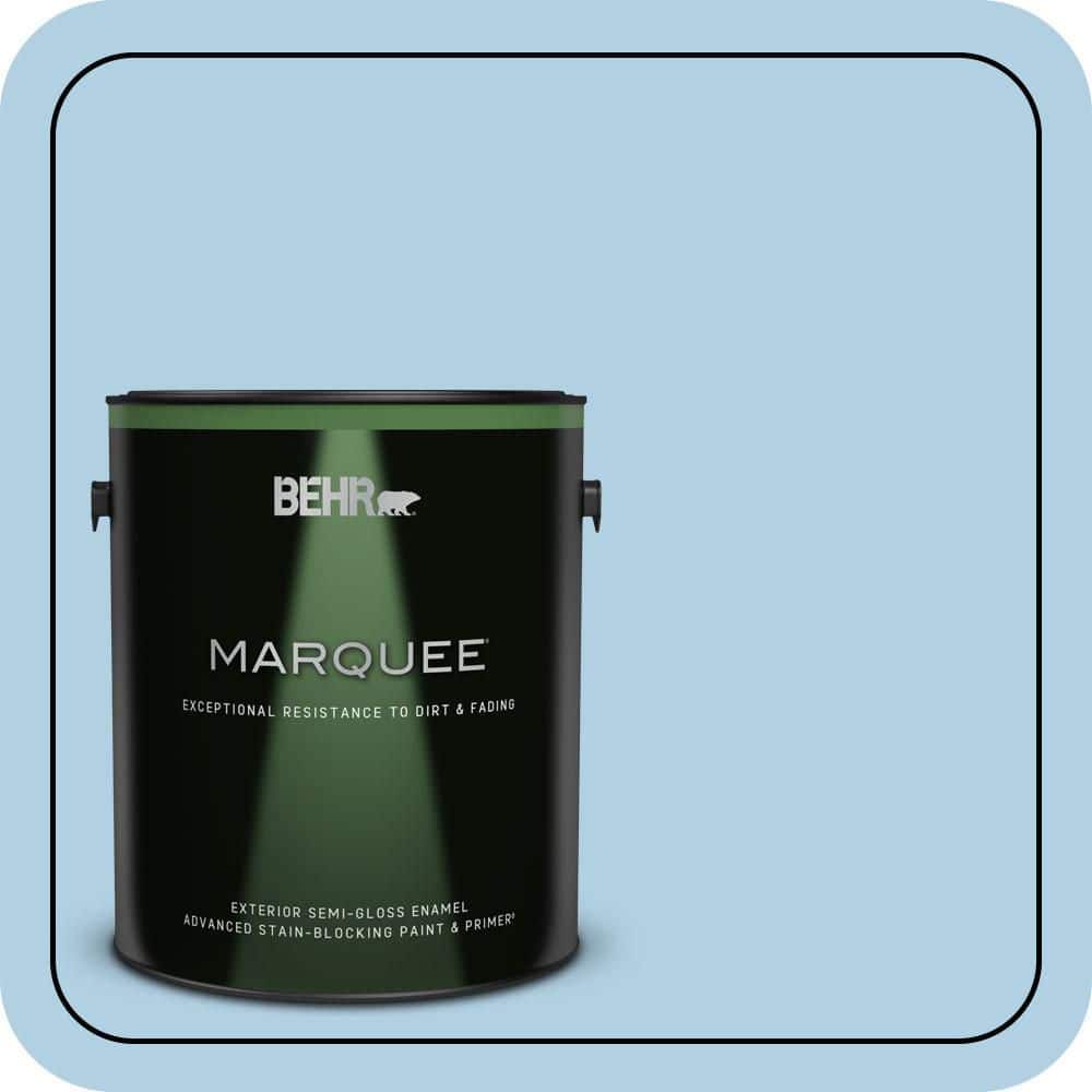 BEHR MARQUEE 1 gal. #560C-3 Holiday Road Semi-Gloss Enamel Exterior Paint & Primer
