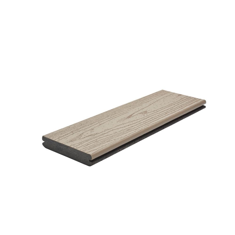 Trex Transcend 1 in. x 6 in. x 12 ft. Rope Swing Grooved Edge Composite Decking Board