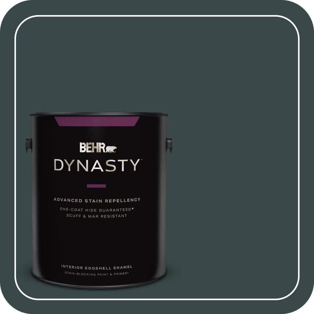 BEHR DYNASTY 1 gal. #T14-16 Arboretum Eggshell Enamel Interior Stain-Blocking Paint & Primer