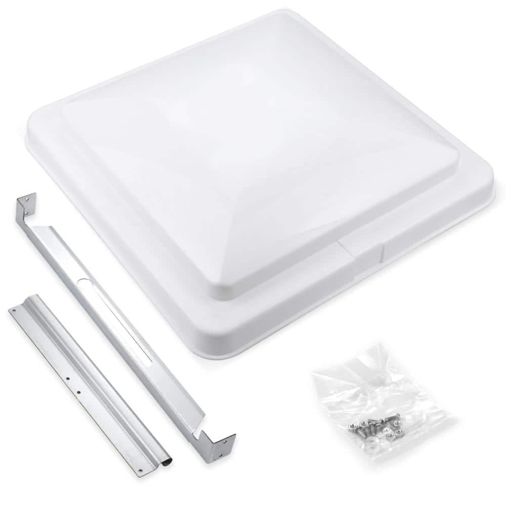 Unbranded 14 in RV Roof Vent Lid Universal Trailer Camper Motorhome Ceiling Vent Cover Square Skylight (1)