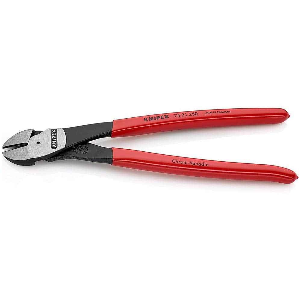 KNIPEX 10 in. High Leverage Angled Diagonal Cutters (1)