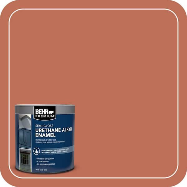 BEHR PREMIUM 1 qt. #M190-6 Before Winter Semi-Gloss Enamel Urethane Alkyd Interior/Exterior Paint (2)