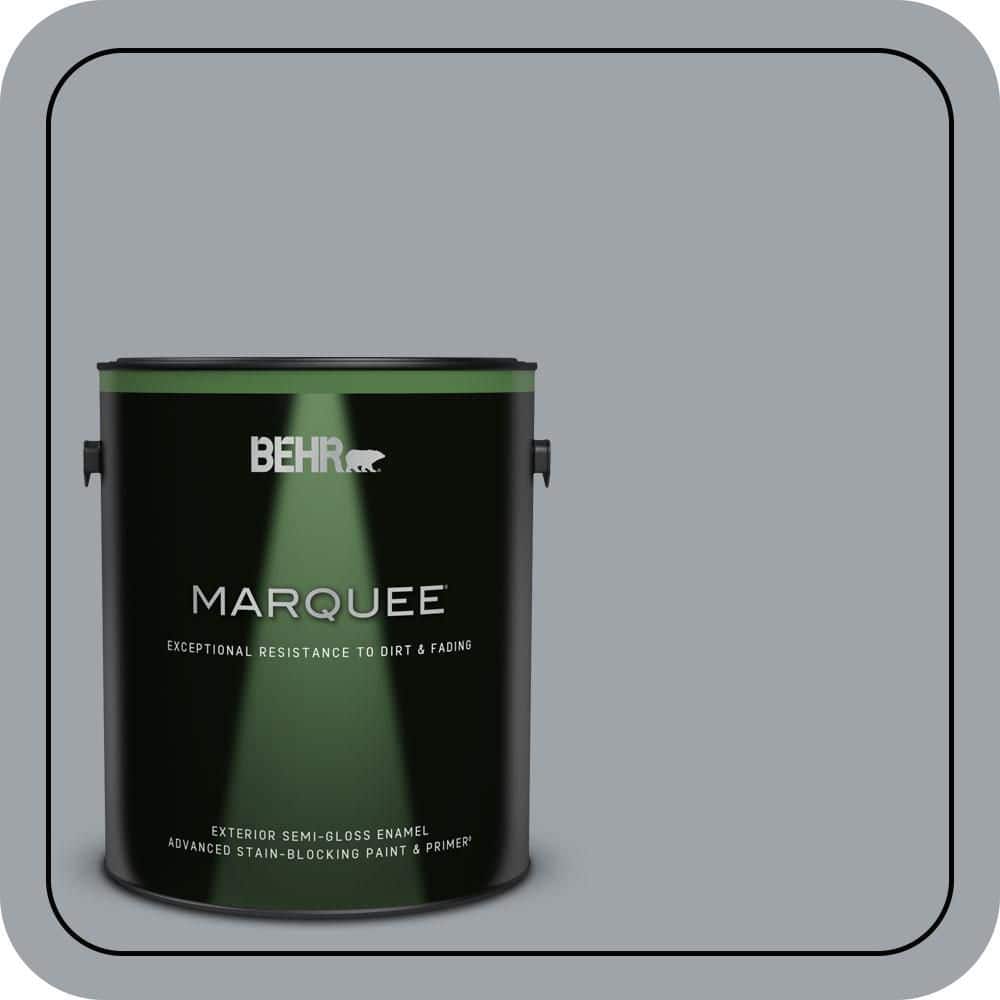 BEHR MARQUEE 1 gal. #N510-4 Supernova Semi-Gloss Enamel Exterior Paint & Primer
