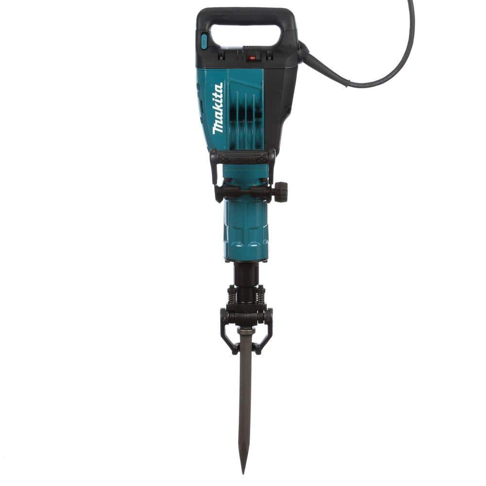 Makita 14 Amp 1-1/8 in. Hex Corded Variable Speed 35 lb. Demolition Hammer w/ Soft Start, LED, (1) Bull Point and Hard Case (4)