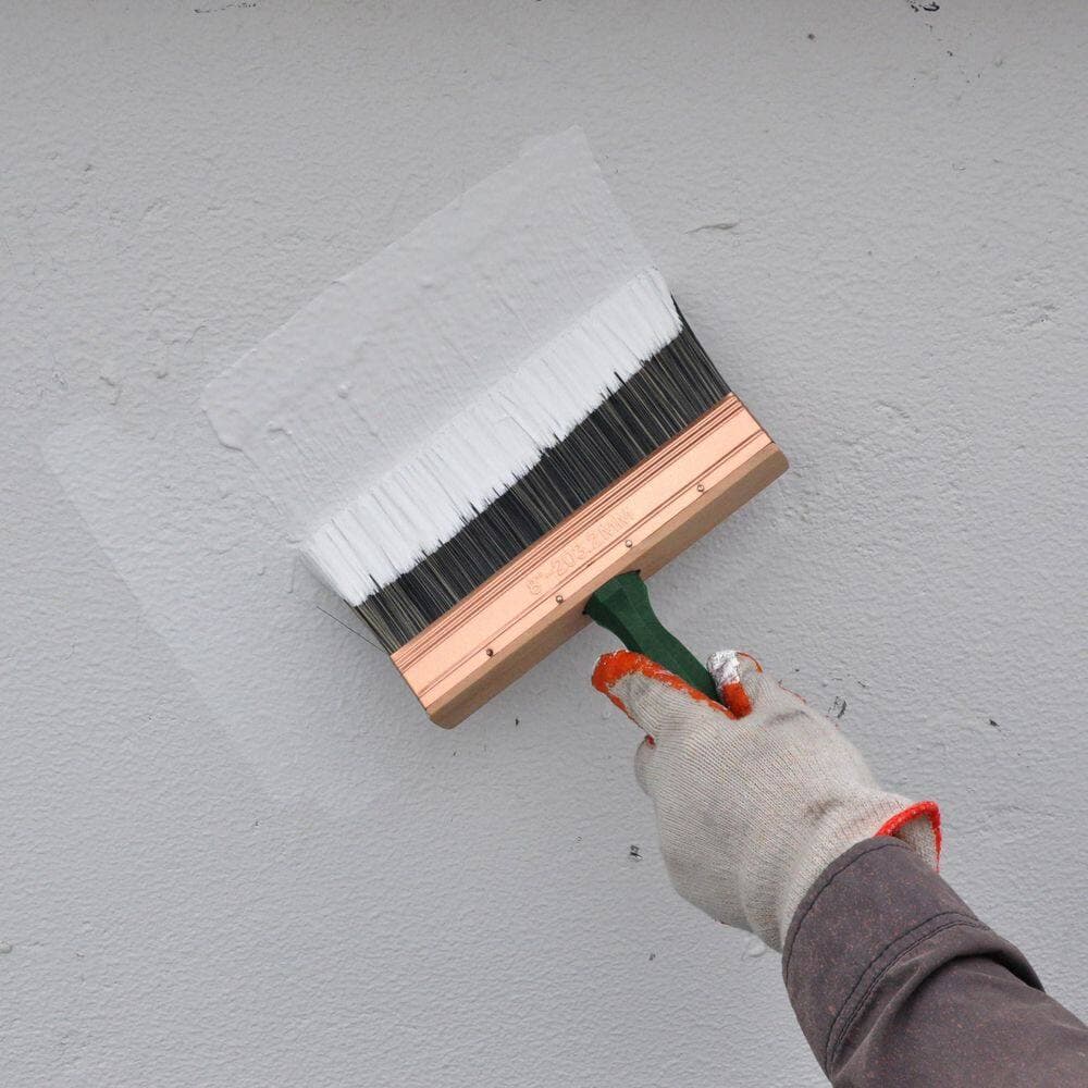 NVNOO 8 in. Masonry Brushes, Quick Deck Brush with Threaded Handle for Extension Use (1-Pack) (2)