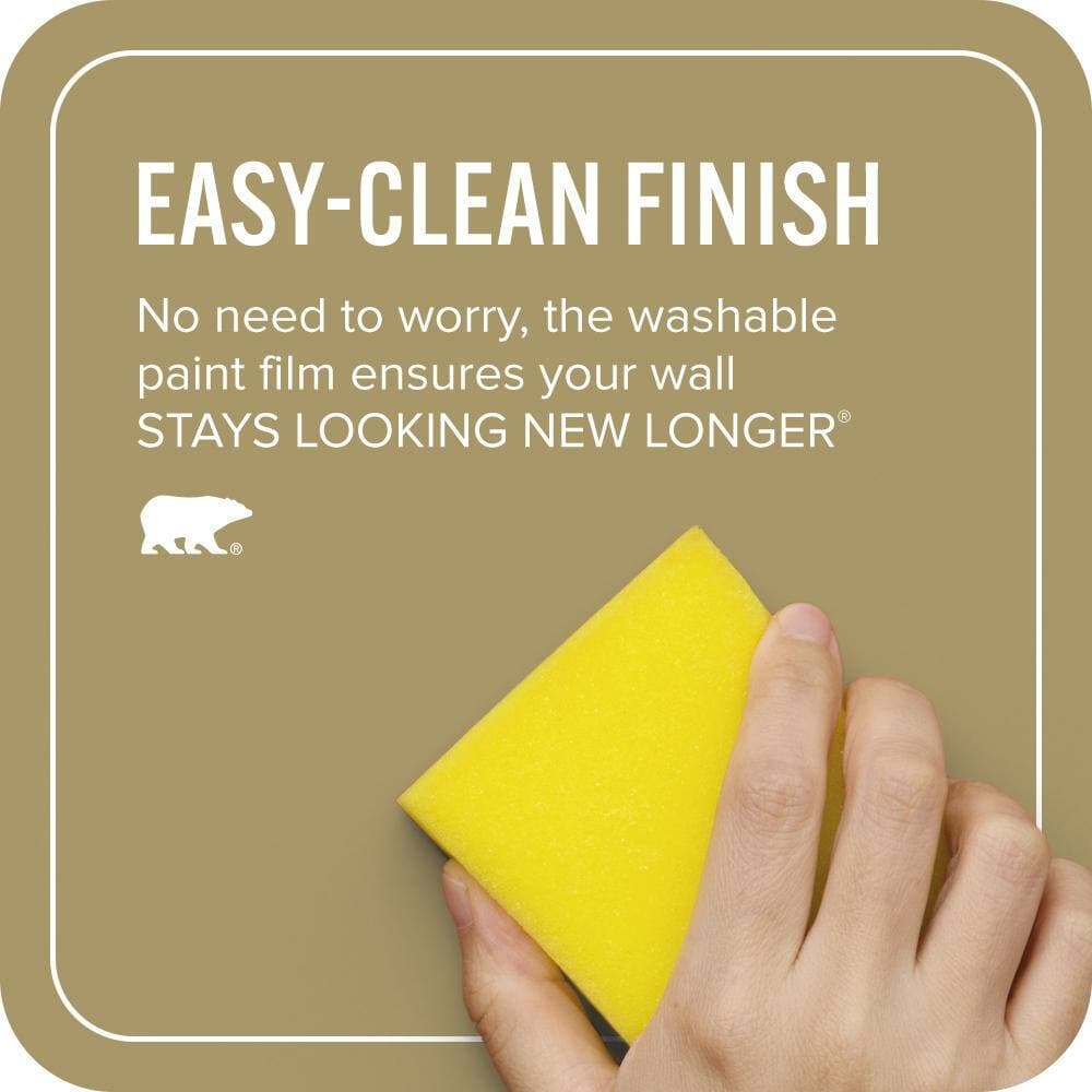 BEHR ULTRA 1 gal. #PPU8-05 Eco Green Extra Durable Flat Interior Paint & Primer (4)
