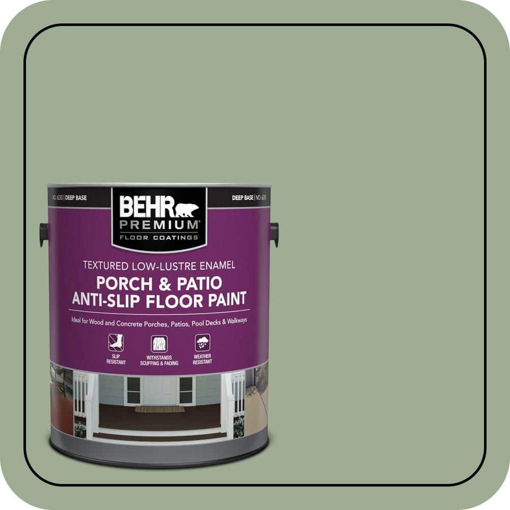 BEHR PREMIUM #S390-4 Textured Low-Lustre Enamel Interior/Exterior Porch and Patio Anti-Slip Floor Paint (1)