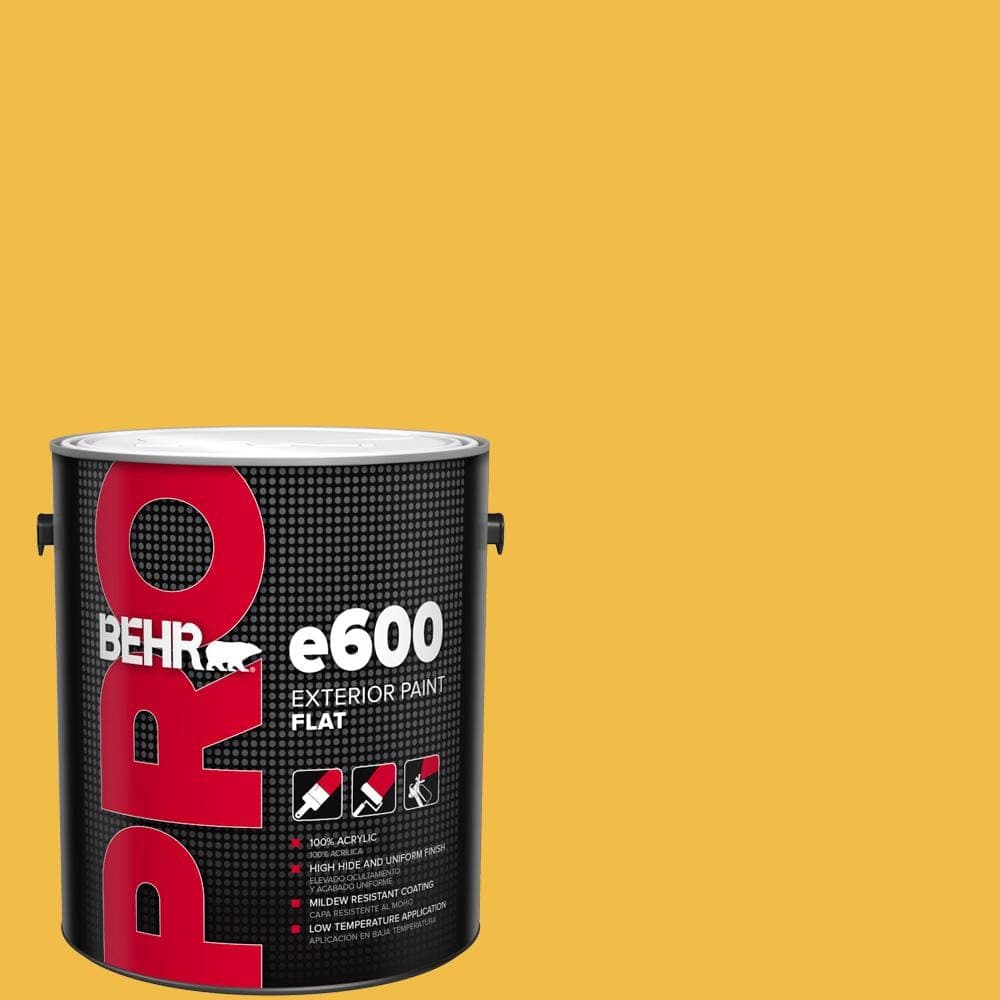BEHR PRO 1 gal. #P280-6 Bling Bling Flat Exterior Paint