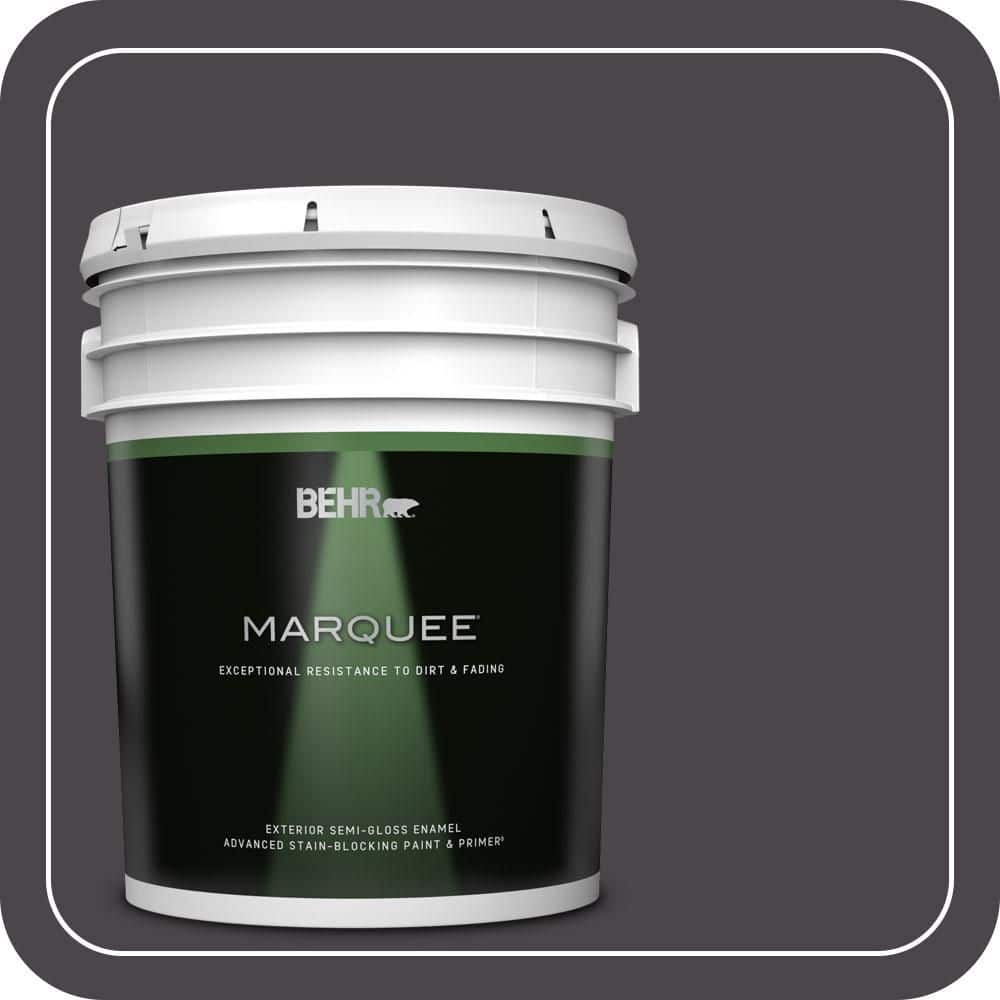 BEHR MARQUEE 5 gal. #N550-7 Catwalk Semi-Gloss Enamel Exterior Paint & Primer