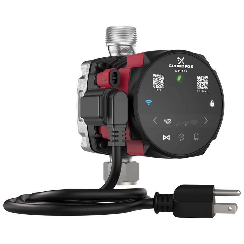 Grundfos ALPHA CS 15-55 SU7P/TLC 115-Volt Hot-Water Circulator Pump (2)