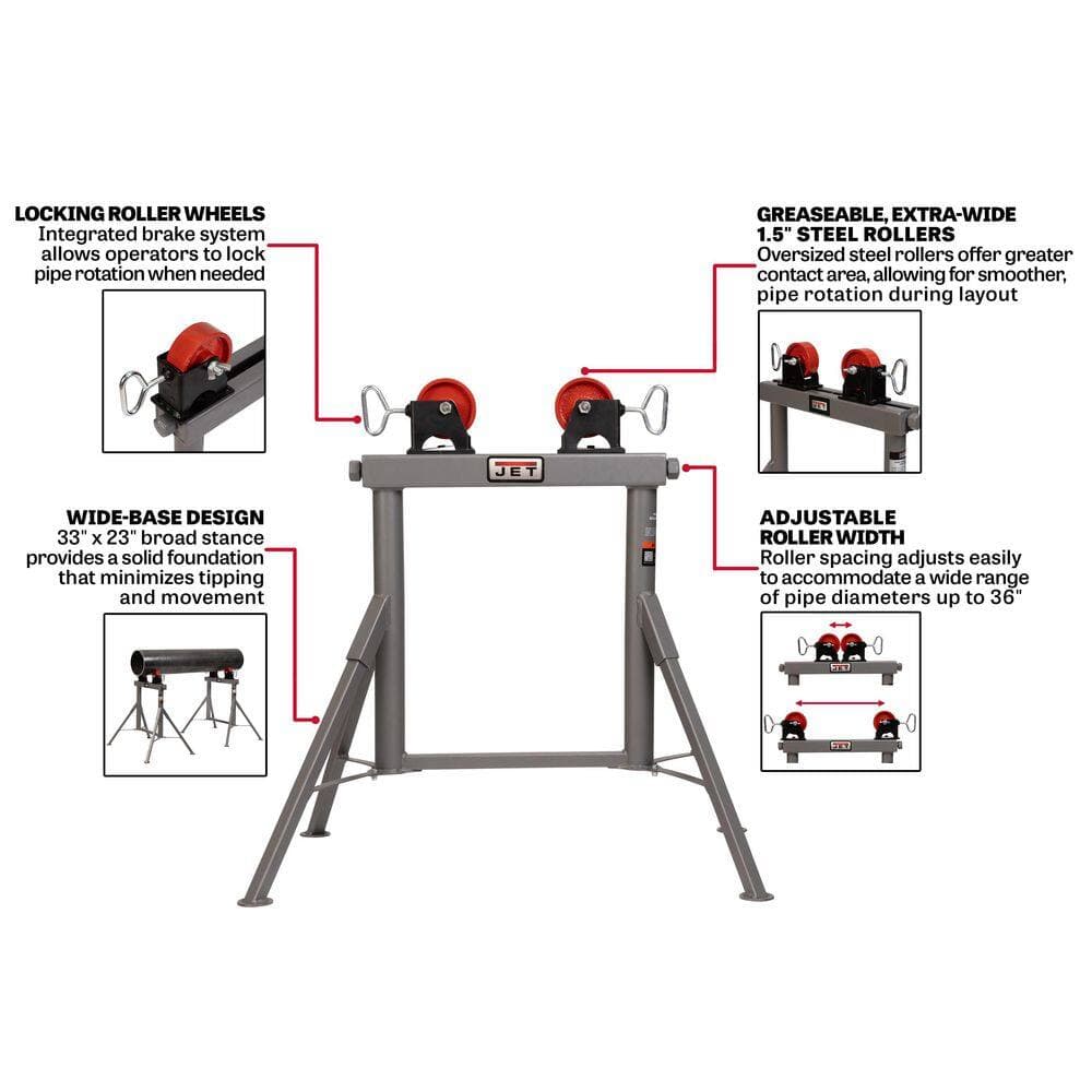 Jet Pipe Roller Stand (3)