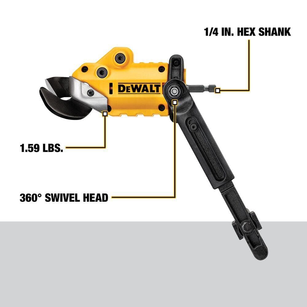 DEWALT 18-Gauge Impact Ready Shears Accessory (2)