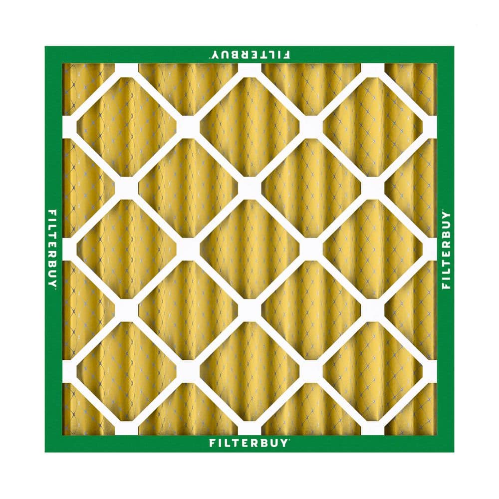 Filterbuy 12 in. x 12 in. x 2 in. MERV 11 (FPR 7) Allergen Defense Pleated HVAC AC Furnace Air Filters Replacement (6-Pack) (2)
