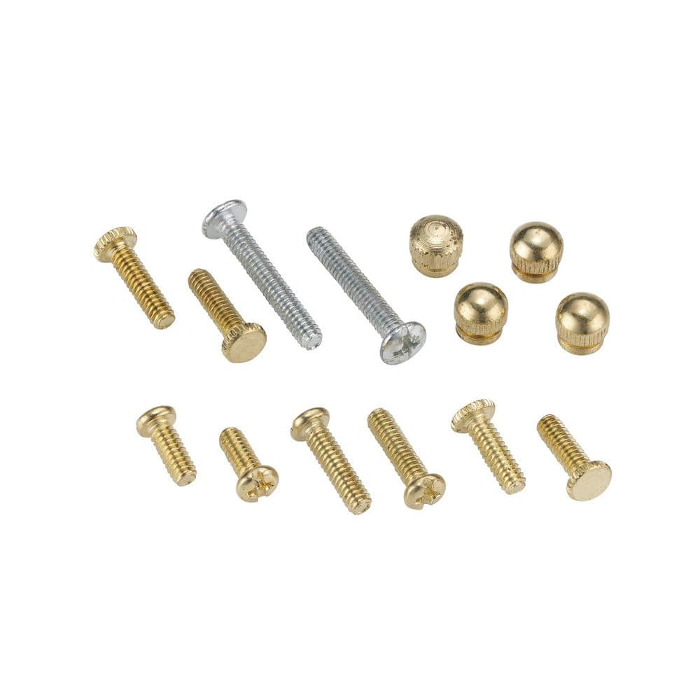 Bel Air Lighting Light Fixture Repair Hardware Kit, Assorted Screws and Knurled Knobs (14-Pack) (2)