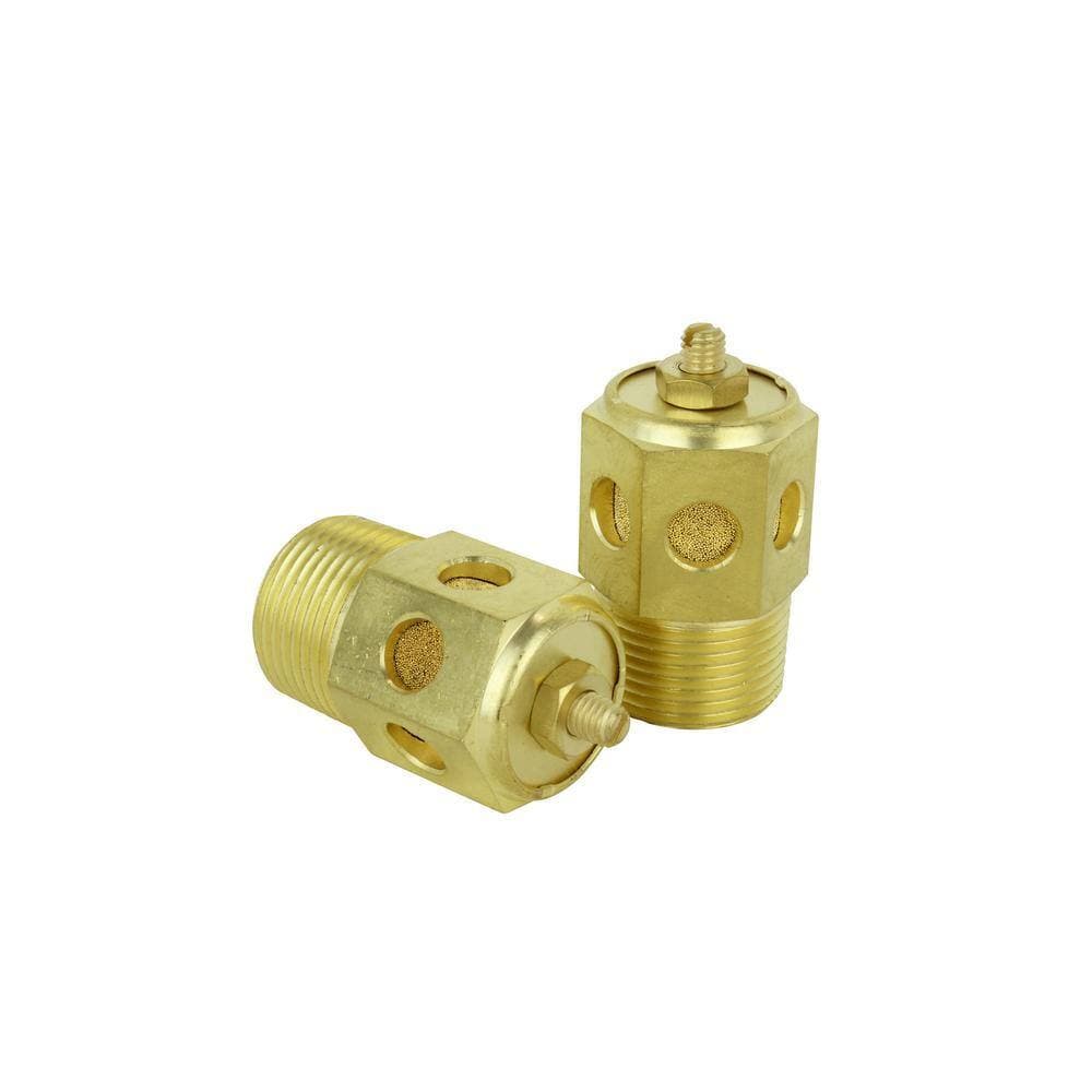 Milton Speed Control Exhaust Muffler, 3/4 in. MNPT - 40 Mic (Box of 25) (2)