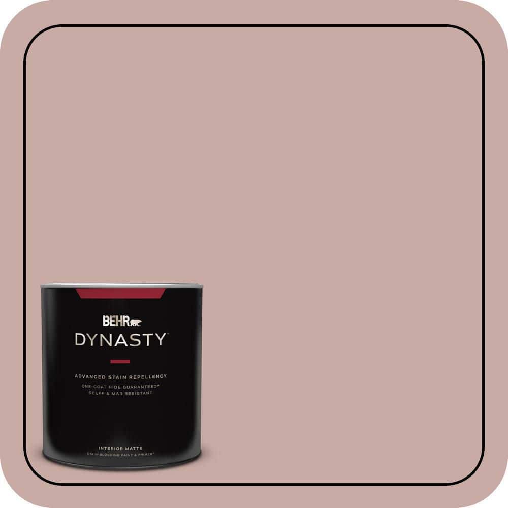 BEHR DYNASTY 1 qt. #700A-3 Pottery Clay Matte Interior Stain-Blocking Paint & Primer