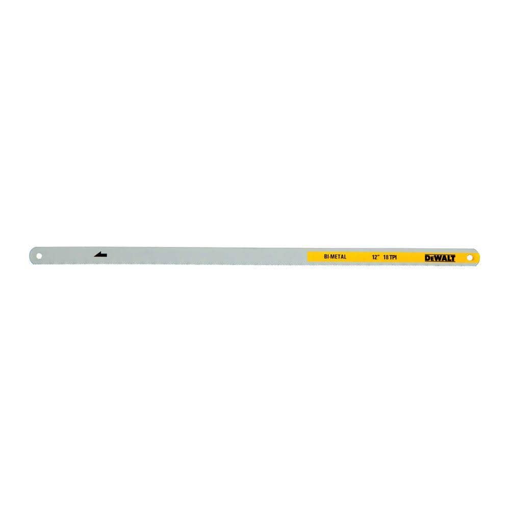 DEWALT 12 in. 18-TPI Bi-Metal Hacksaw Blade (2-Pack) (1)