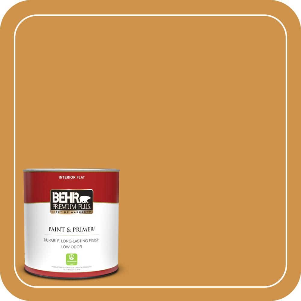 BEHR PREMIUM PLUS #M260-6 Sweet Mustard Enamel Low Odor & Primer