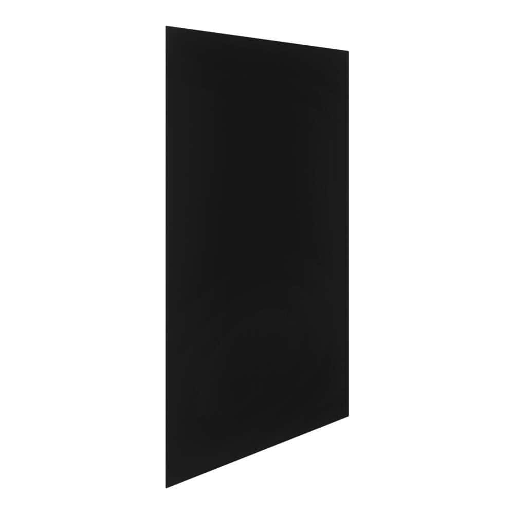 Hampton Bay Avondale/Leyton 48 in. W x 34.5 in. H Kitchen Island Flush End Panel in Raven Black