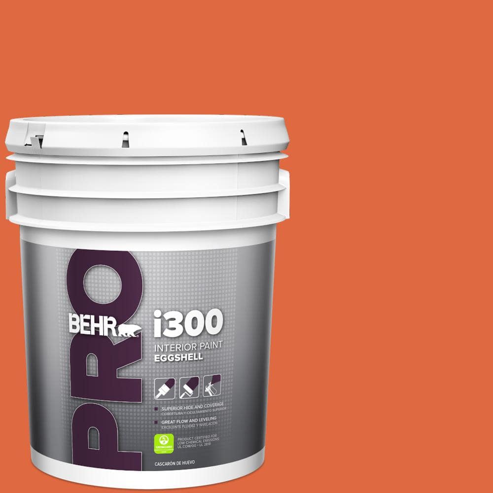 BEHR PRO 5 gal. #P200-7 Bonfire Night Eggshell Interior Paint (1)