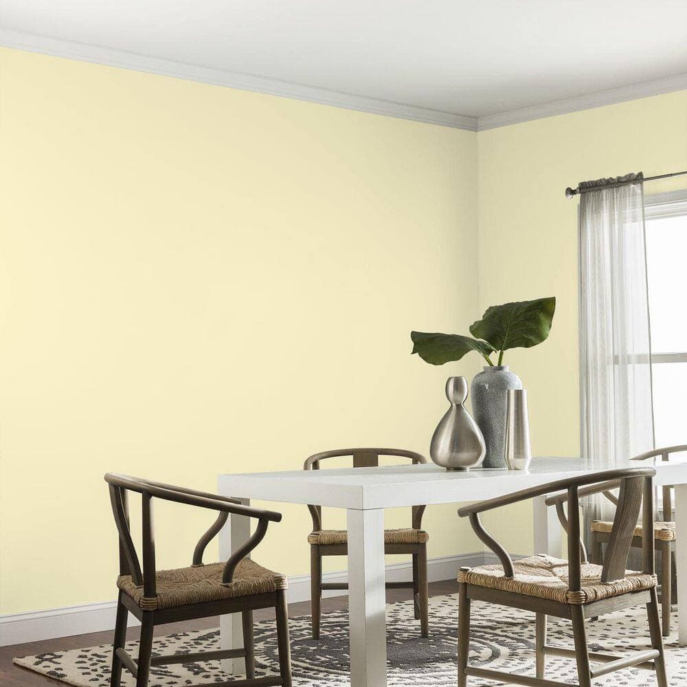 Glidden Ultra-Hide 1 Gal. PPG1108-2 Silk Star Eggshell Interior Paint (4)