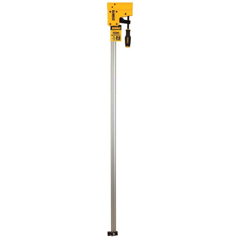 DEWALT 48 in. 1500 lb. Parallel Bar Clamp w/3.75 in. Throat Depth (3)