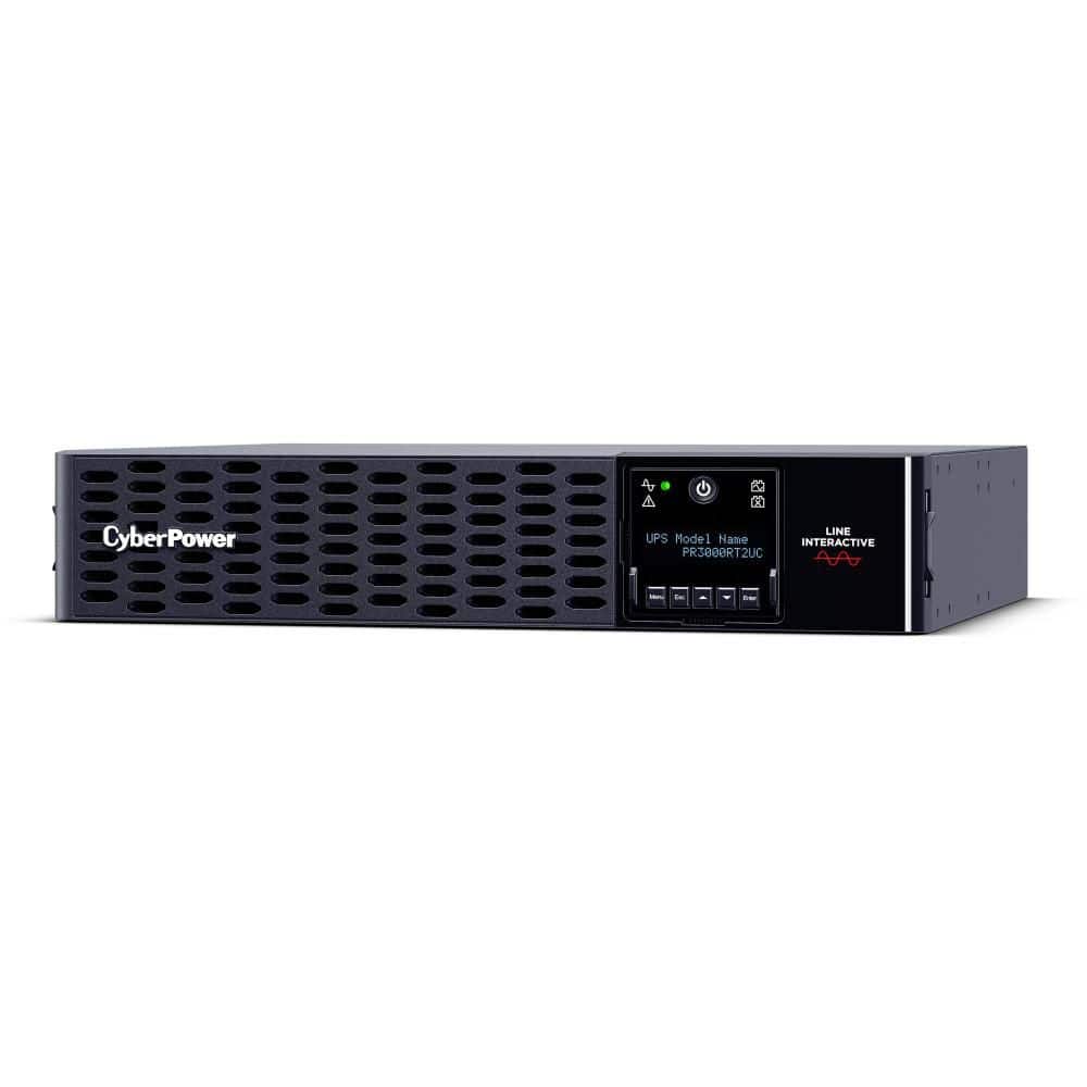 CyberPower 3000VA/3000W, 120-Volt, Line Interactive, Sine Wave, 2U Rack/Tower Battery Backup (2)