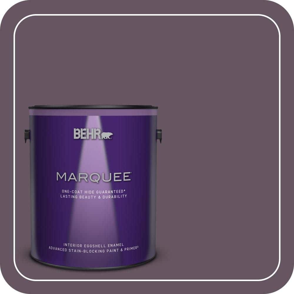 BEHR MARQUEE 1 gal. #690F-7 Indulgent Eggshell Enamel Interior Paint & Primer