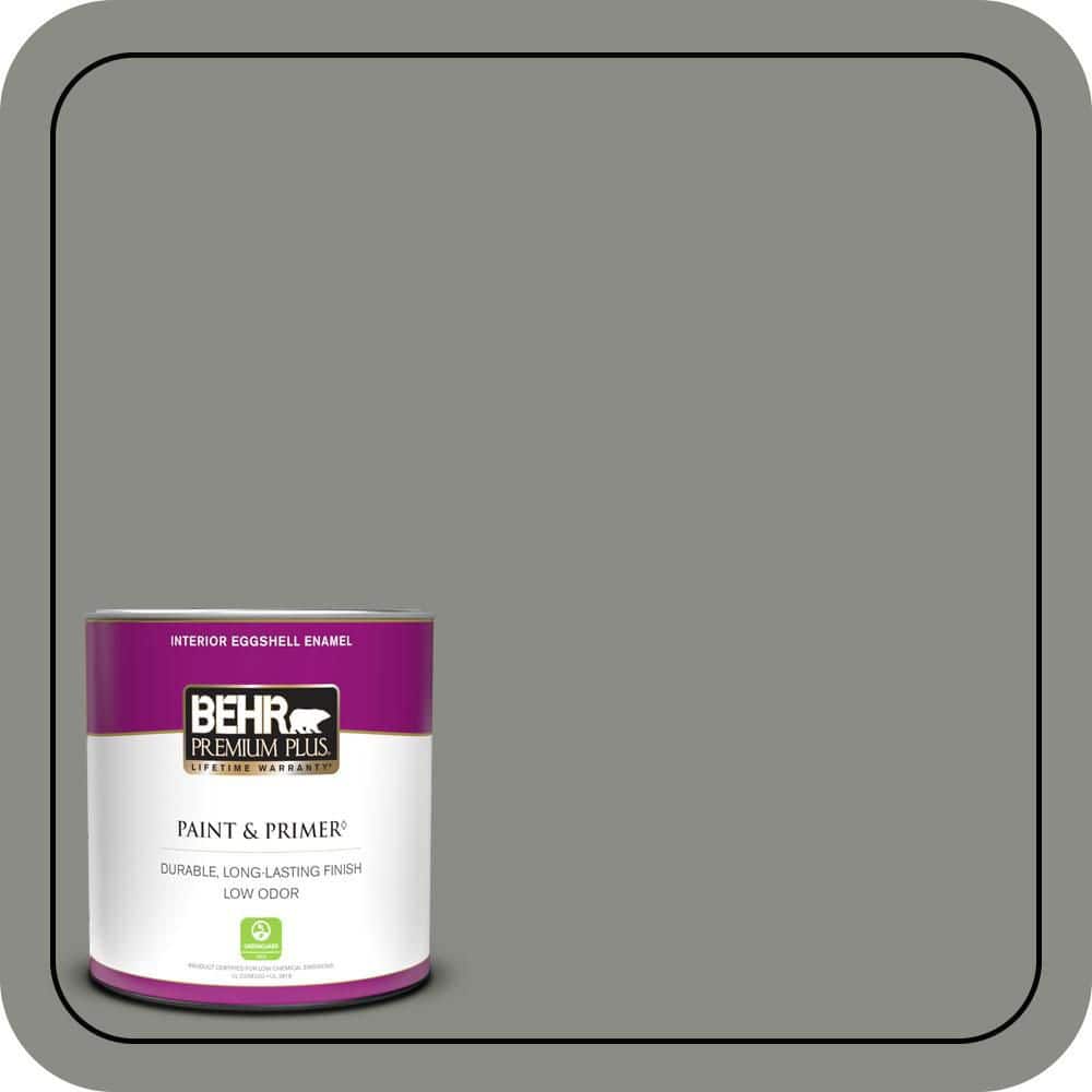 BEHR PREMIUM PLUS #N380-5 Naturalist Gray Enamel & Primer Color Sample