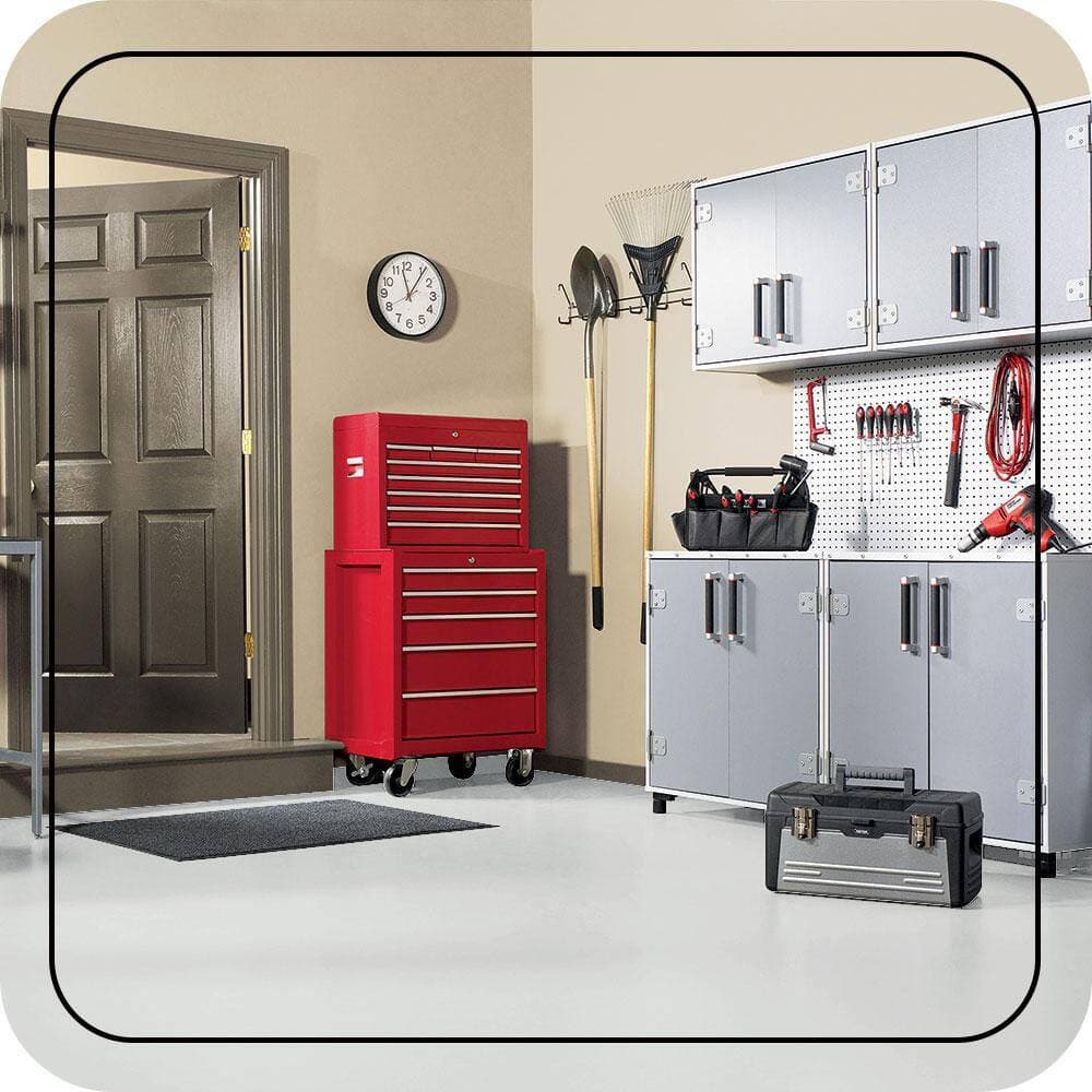 BEHR PREMIUM #BL-W09 Self-Priming 1-Part Epoxy Satin Interior/Exterior Concrete and Garage Floor Paint (2)
