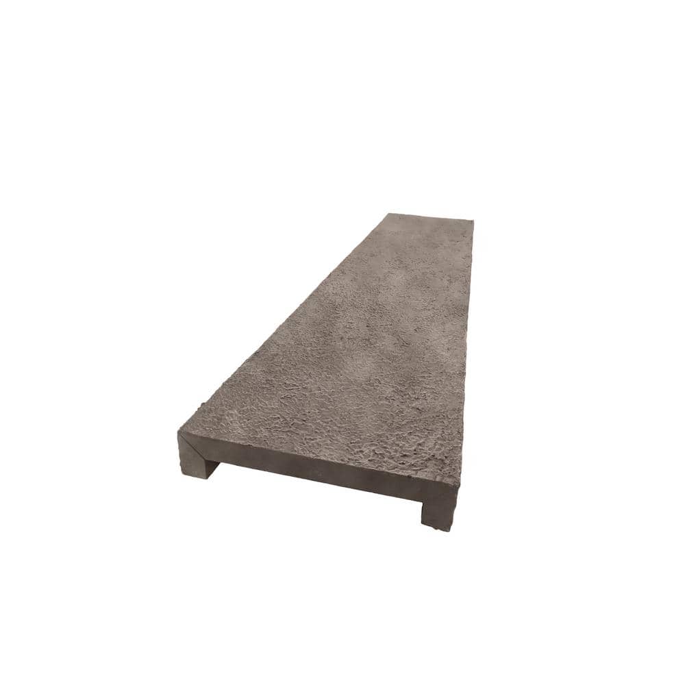 GenStone 48 in. x 10 in. Desert Sunrise Stacked Stone Faux Stone Siding Wall Cap (2)
