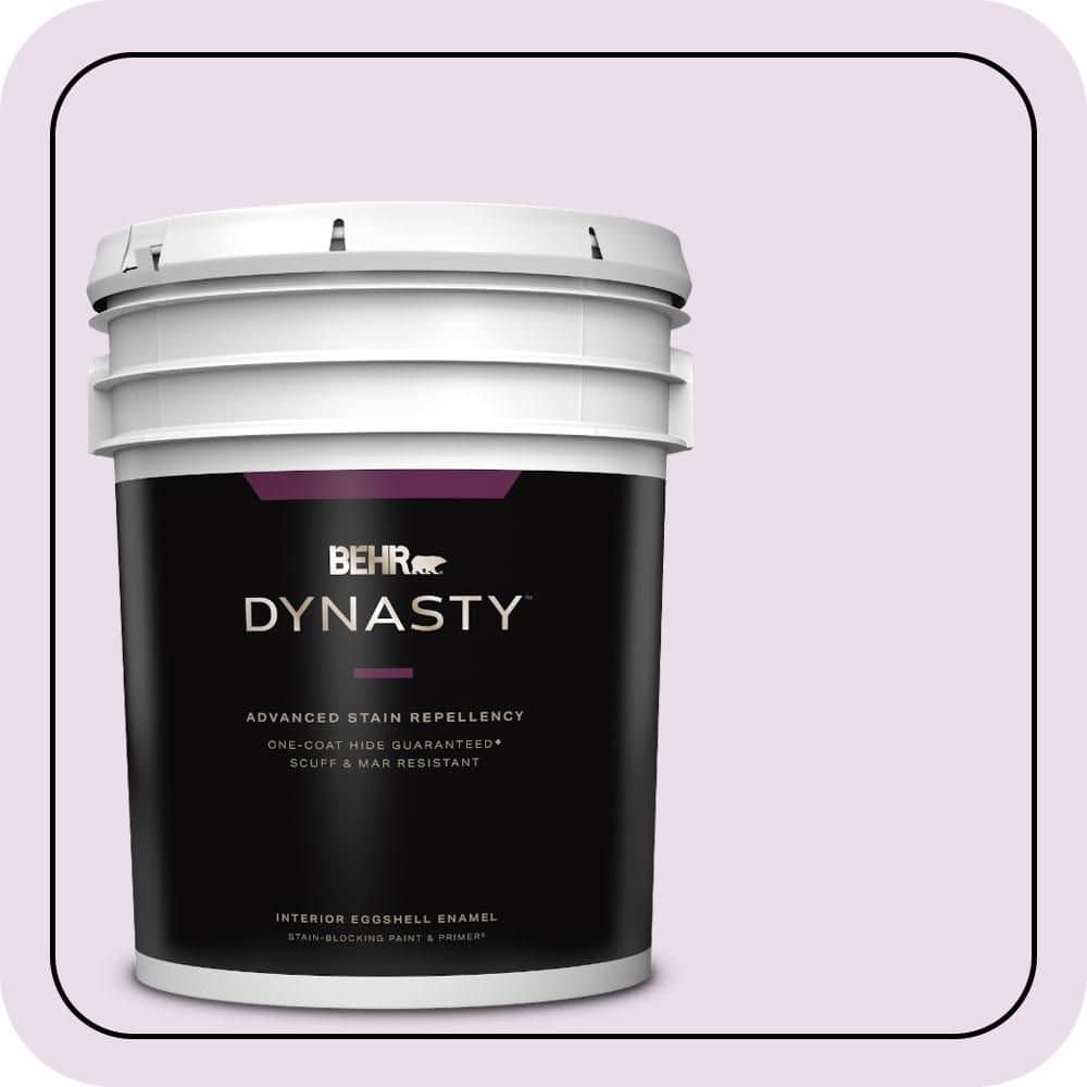 BEHR DYNASTY 5 gal. #650A-2 Ice Ballet Eggshell Enamel Interior Stain-Blocking Paint & Primer