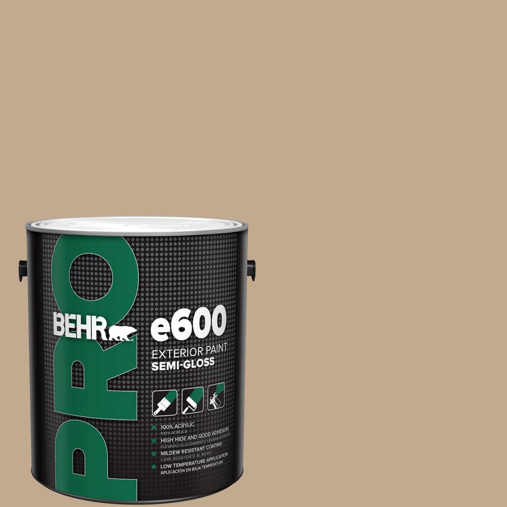 BEHR PRO 1 gal. #BXC-07 Palomino Tan Semi-Gloss Exterior Paint