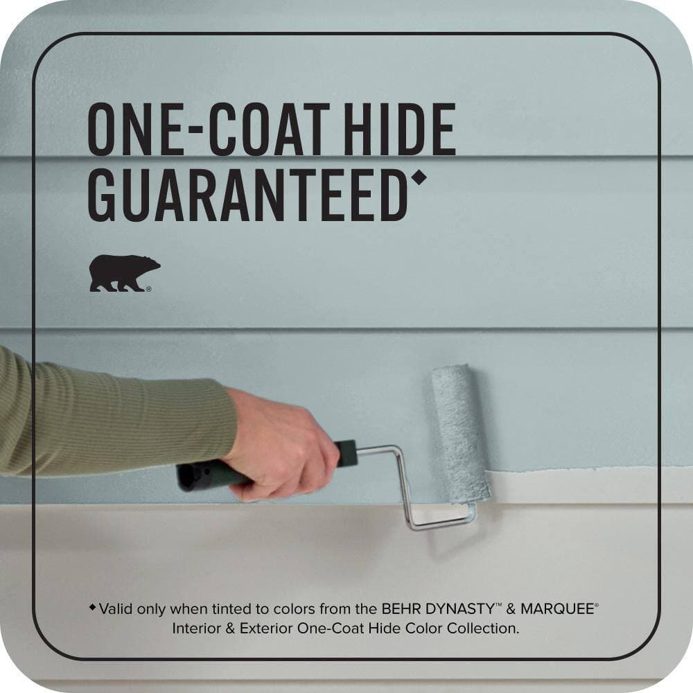 BEHR MARQUEE 5 gal. #MQ6-04 Gray Wool Satin Enamel Exterior Paint & Primer (3)